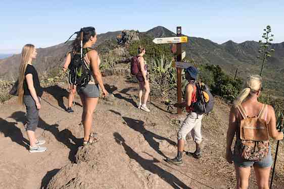 vaeltajia Madeiralla