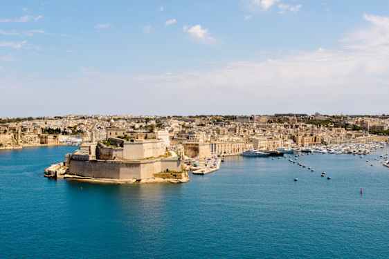 Valletta mereltä käsin