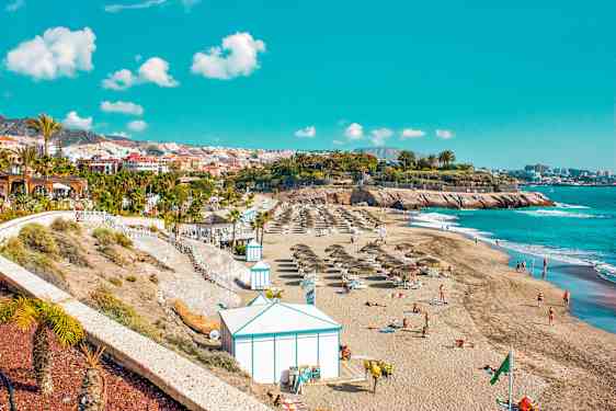 Teneriffa ja Costa Adejen ranta