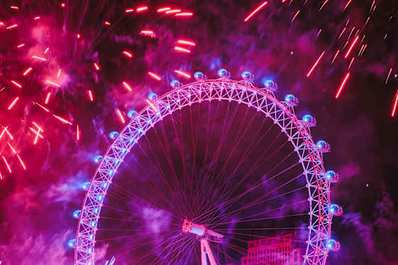Ilotulitus ja London Eye