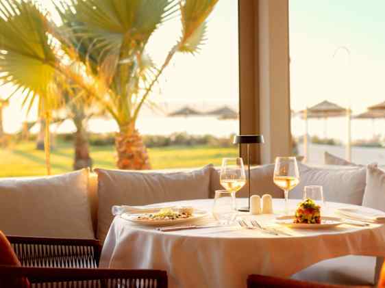 Sunprime Platanias Beachin ravintola