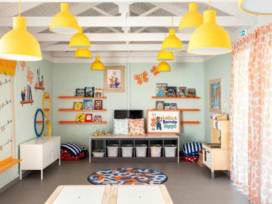 Sunwing Kallithea Beach -hotellin värikäs ja pirteä lastenklubi.