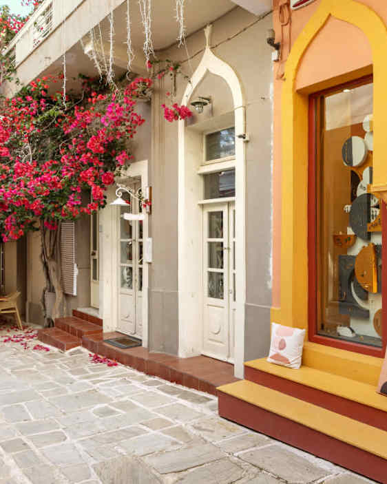 Kosin kaupungin värikkäät talot