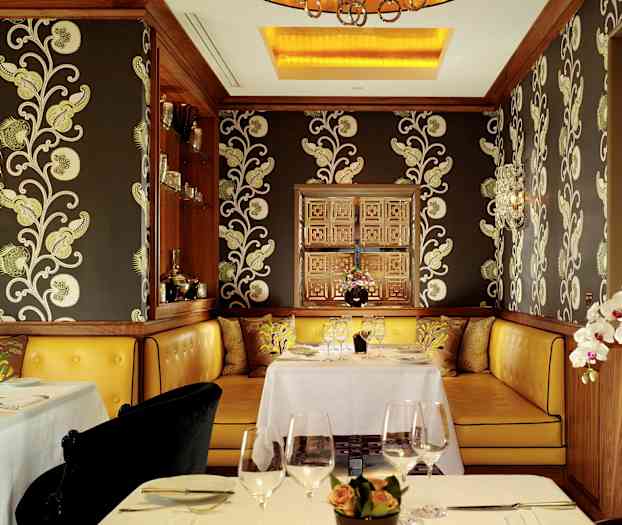 Hotellin palkittu Seven Park Place -ravintola