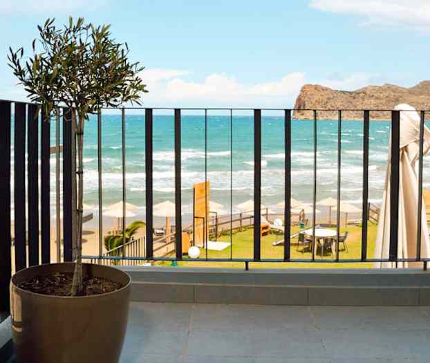 Kahden hengen Deluxe-huone ja merinäköala