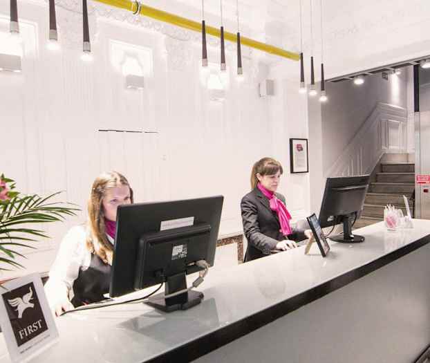 Hotellin vastaanotto