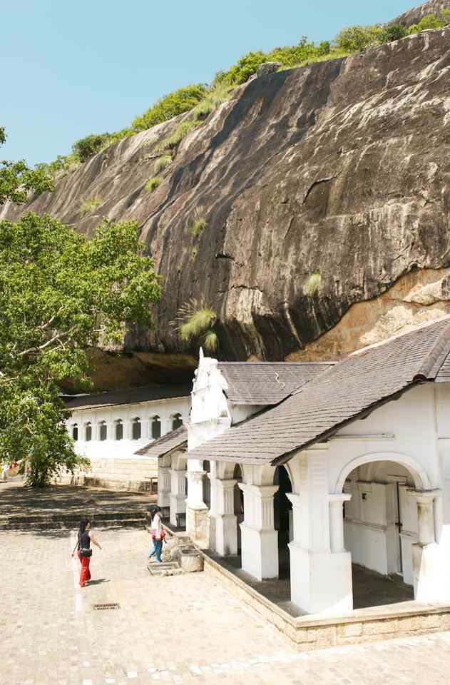 Dambulla Cave Temple, Sri Lankan keskiosassa