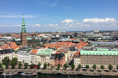 Kööpenhamina ylhäältä käsin katsottuna