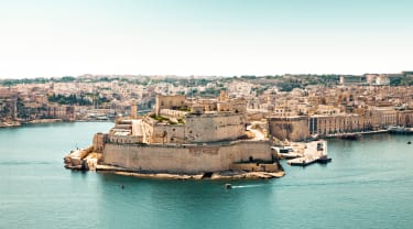 Valletta mereltä päin