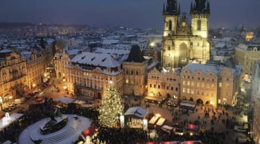 Praha – joulumarkkinat Vanhassakaupungissa