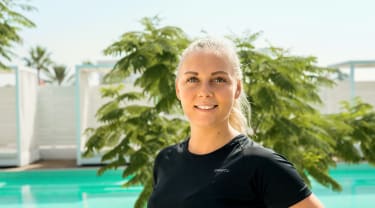 Personal trainer Evelina Bergevi