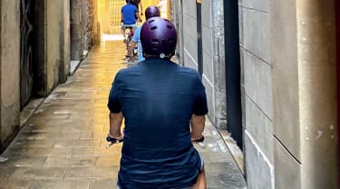 Pyöräillen Barcelonan läpi