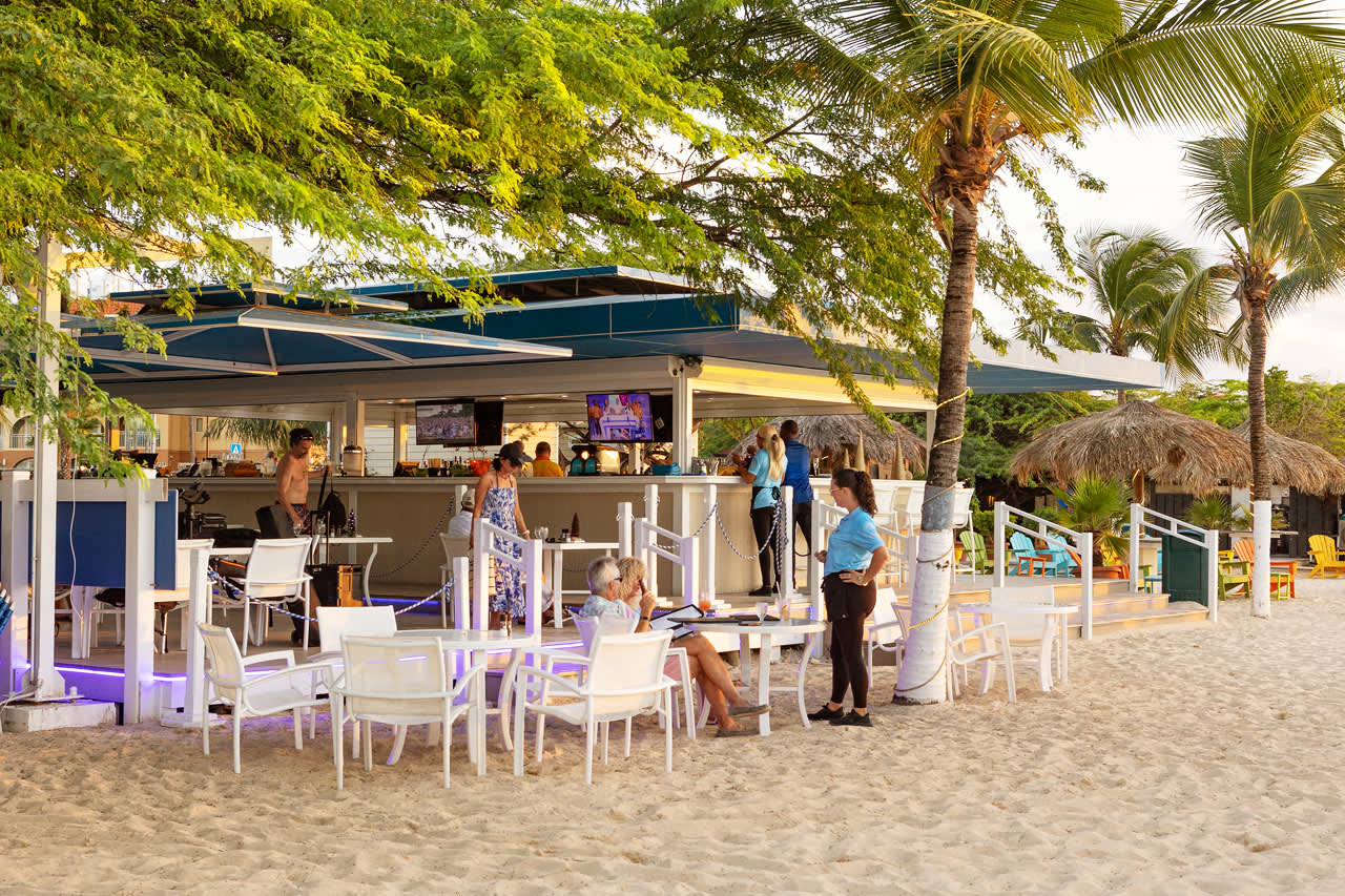 À la carte -ravintola Passions on the Beach