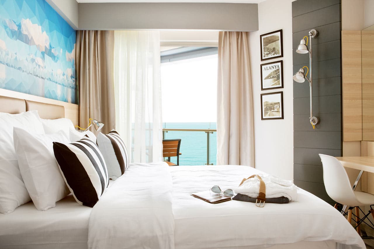 Classic Room, parveke ja merinäköala