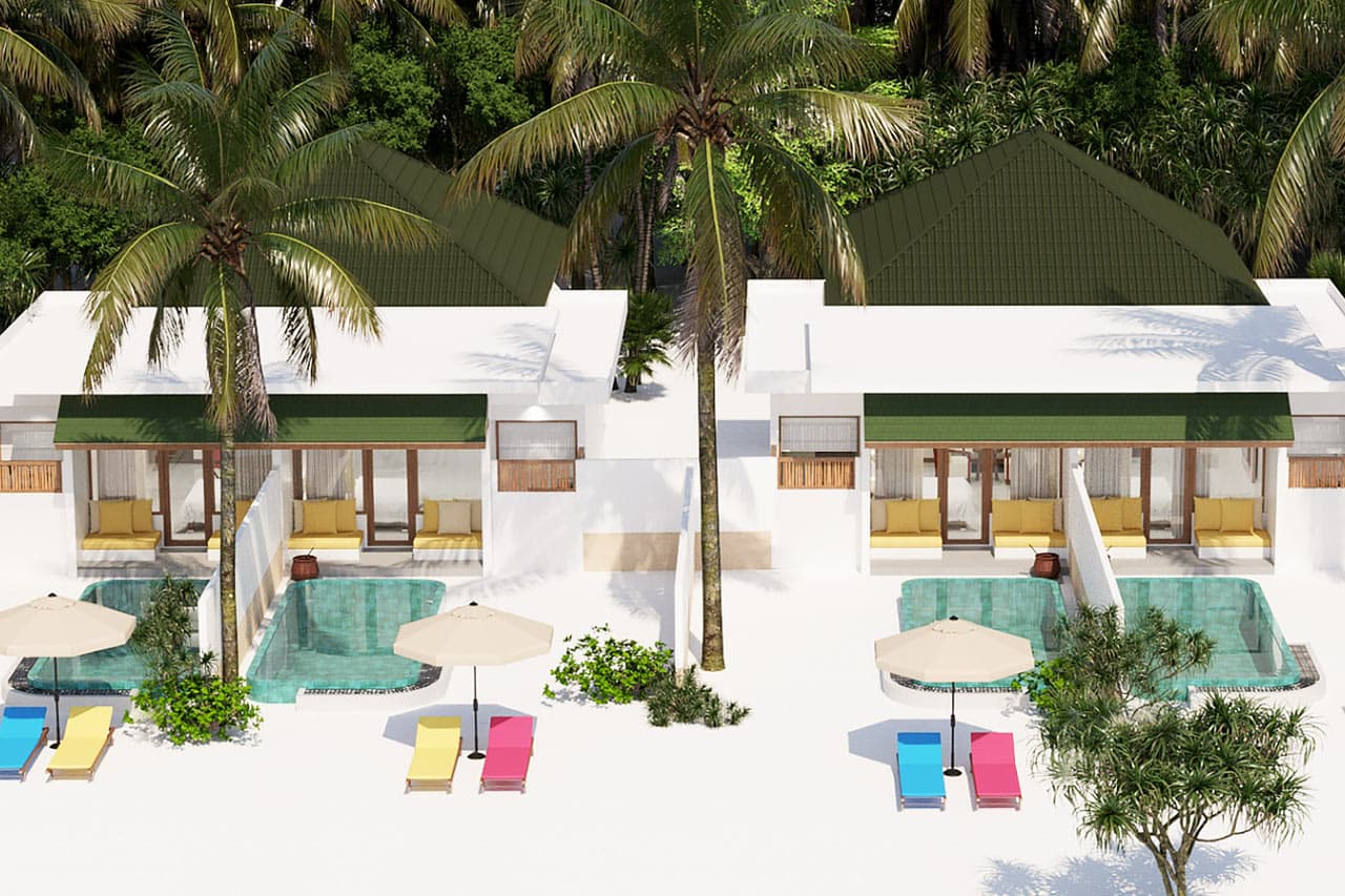 Deluxe Beach Villa with pool. Havainnekuva, joka saattaa vielä muuttua.