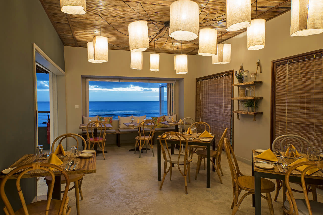 À la carte -ravintola, jossa on tarjolla Mauritiuksen herkkuja