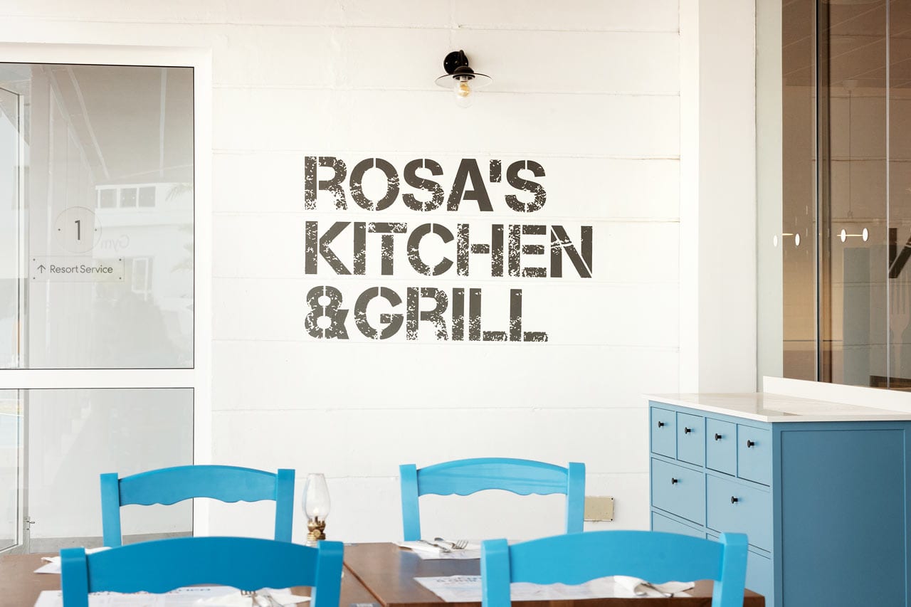 Rosa's Kitchen & Grill -ravintolassa voit nauttia hyvin valmistettuja ruokia lounaalla ja illallisella.