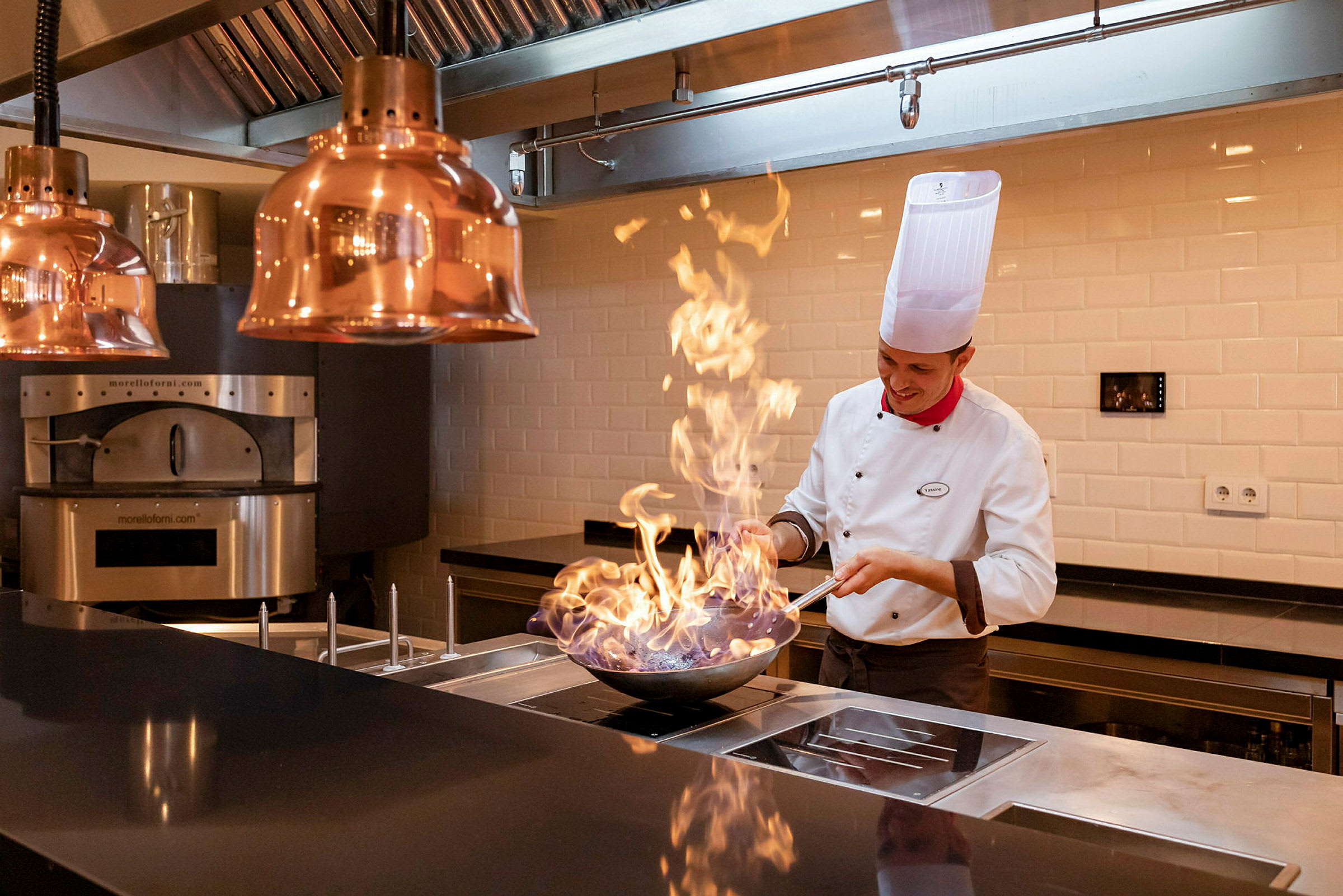 Showcooking buffetravintolassa