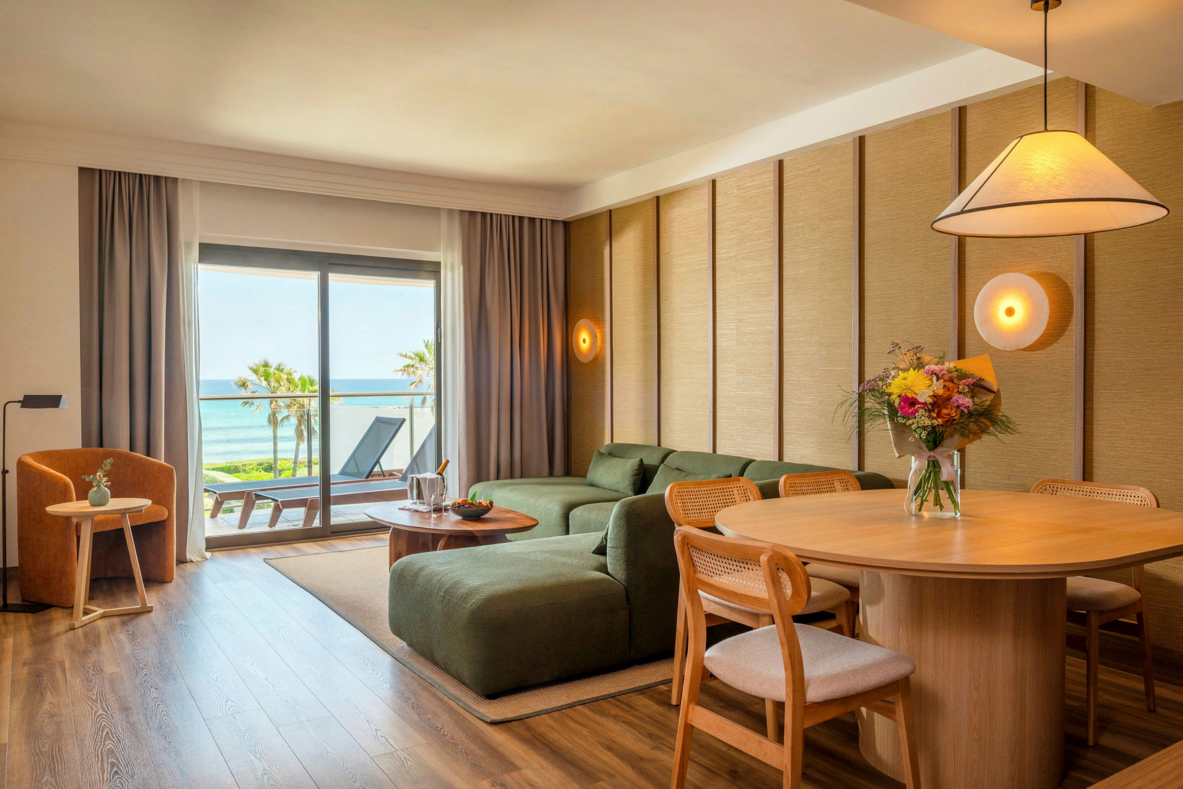 Sviitti, jossa on kaksi huonetta, merinäköala