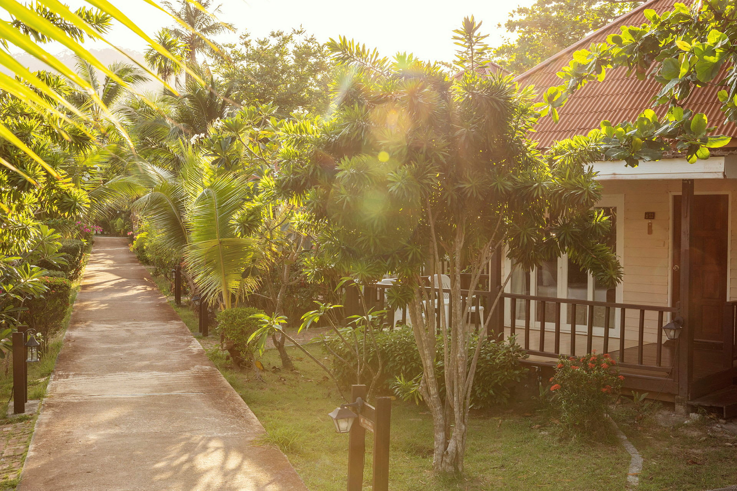 Kahden hengen huone bungalowissa