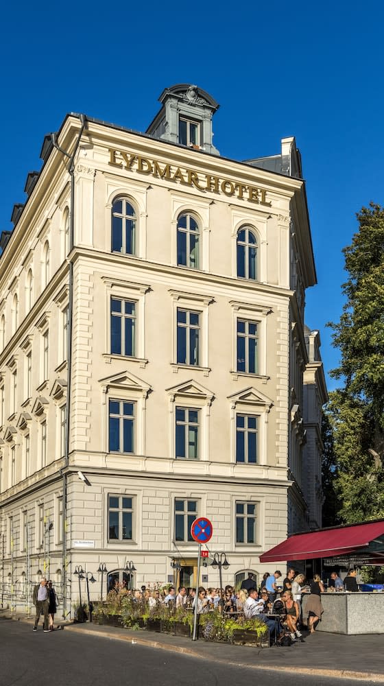 Majoituspaikan sisäänkäynti