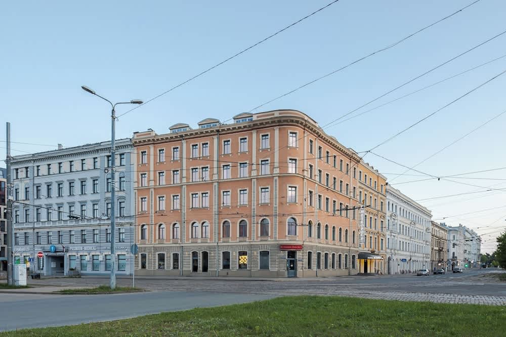Majoituspaikan julkisivu