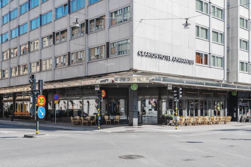 Majoituspaikan julkisivu