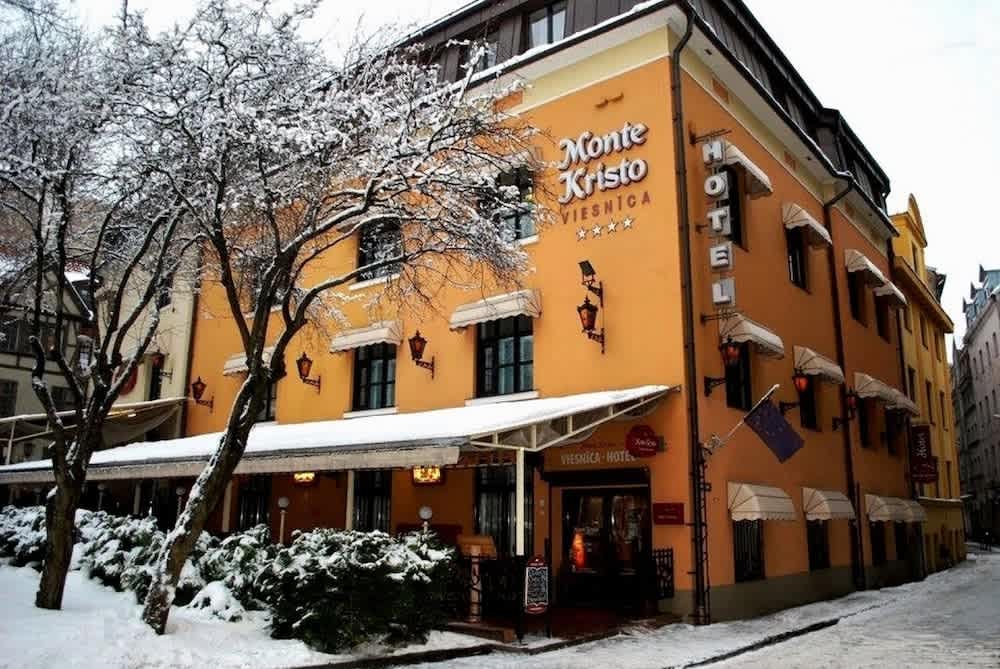 Majoituspaikan julkisivu