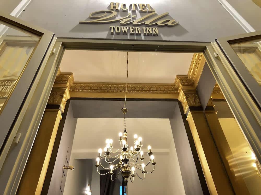 Majoituspaikan sisäänkäynti