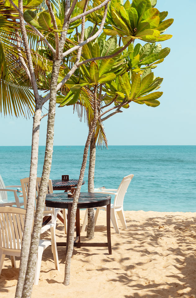 Unawatuna Beach Sri Lankan eteläpuolella