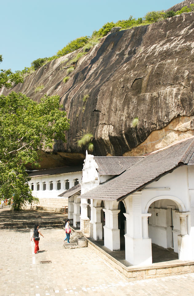 Dambulla Cave Temple, Sri Lankan keskiosassa