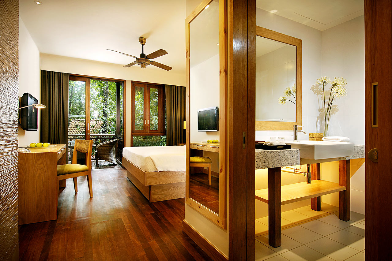 Kahden hengen Rainforest Chalet -huone