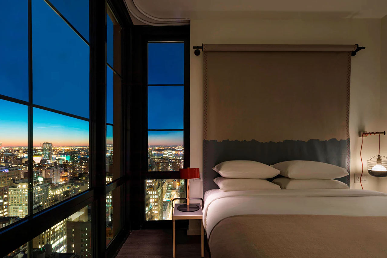 Kahden hengen Standard King, City View