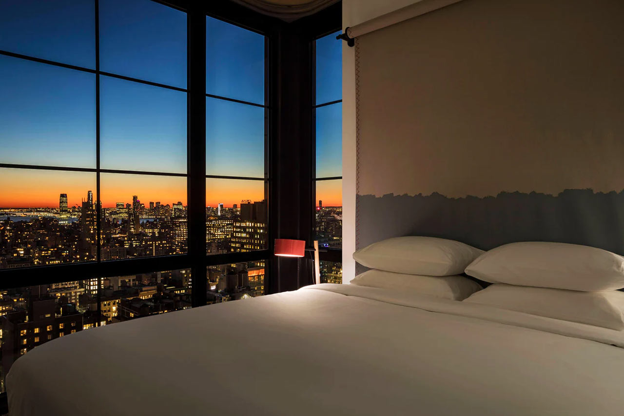 Kahden hengen Standard King, City View