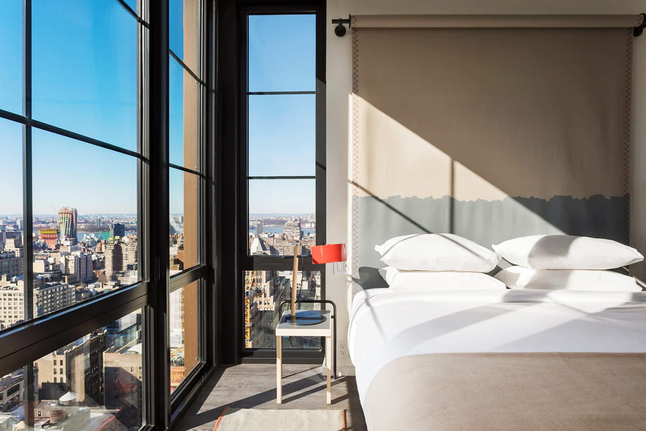 Kahden hengen Standard King, City View