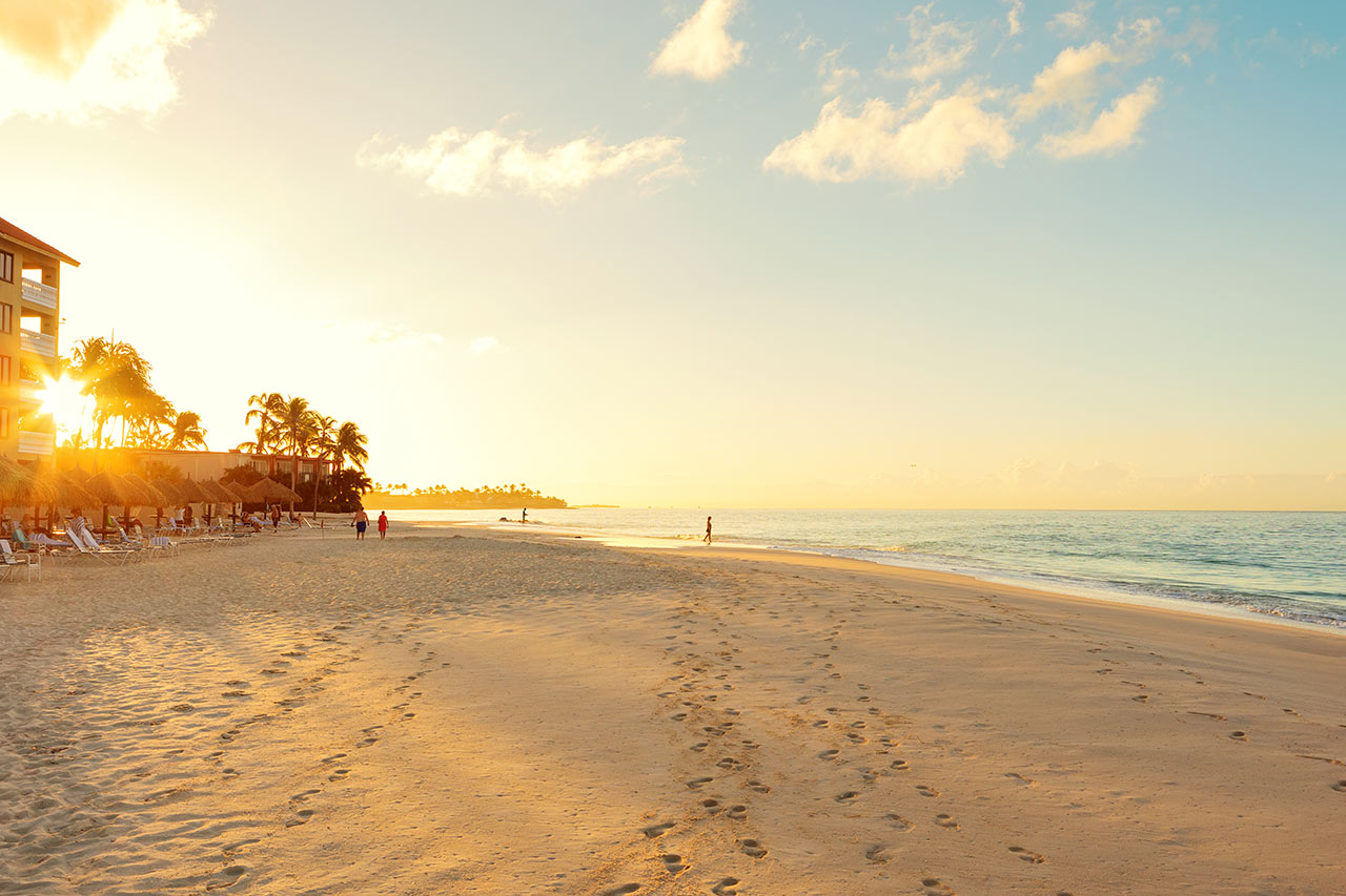 Manchebo Beach Low risen alueella