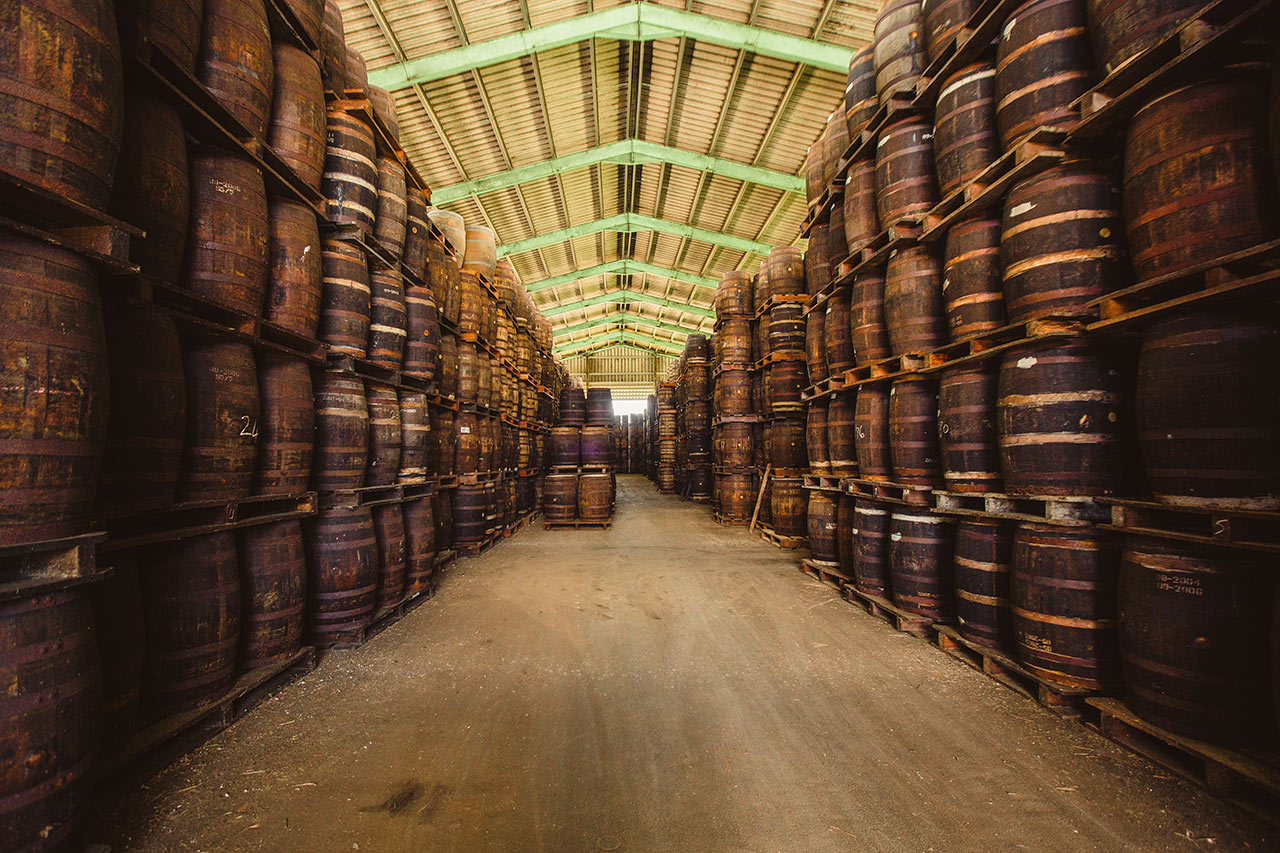 Foursquare Rum Distillery -rommitislaamo Barbadoksella