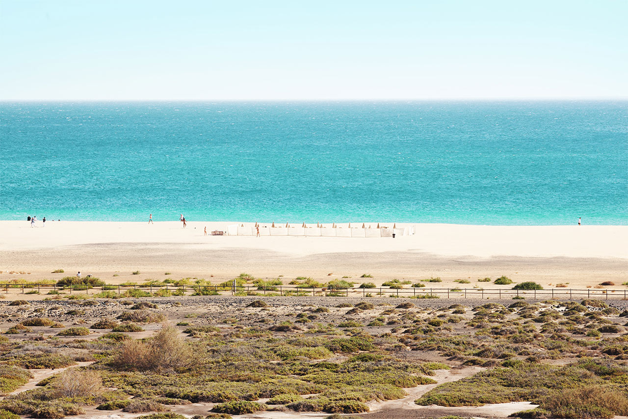 Morro Jable Beach, SENTIDO Buganvilla Hotel & Spa:sta päin katsottuna