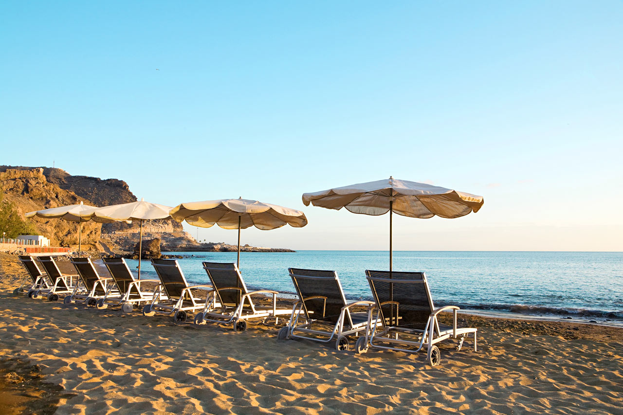 Ocean Beach Clubin edessä oleva ranta
